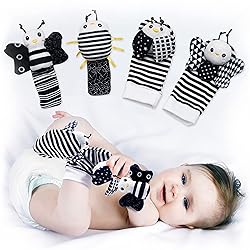 BABY K Baby Rattle Socks & Wrist Toys