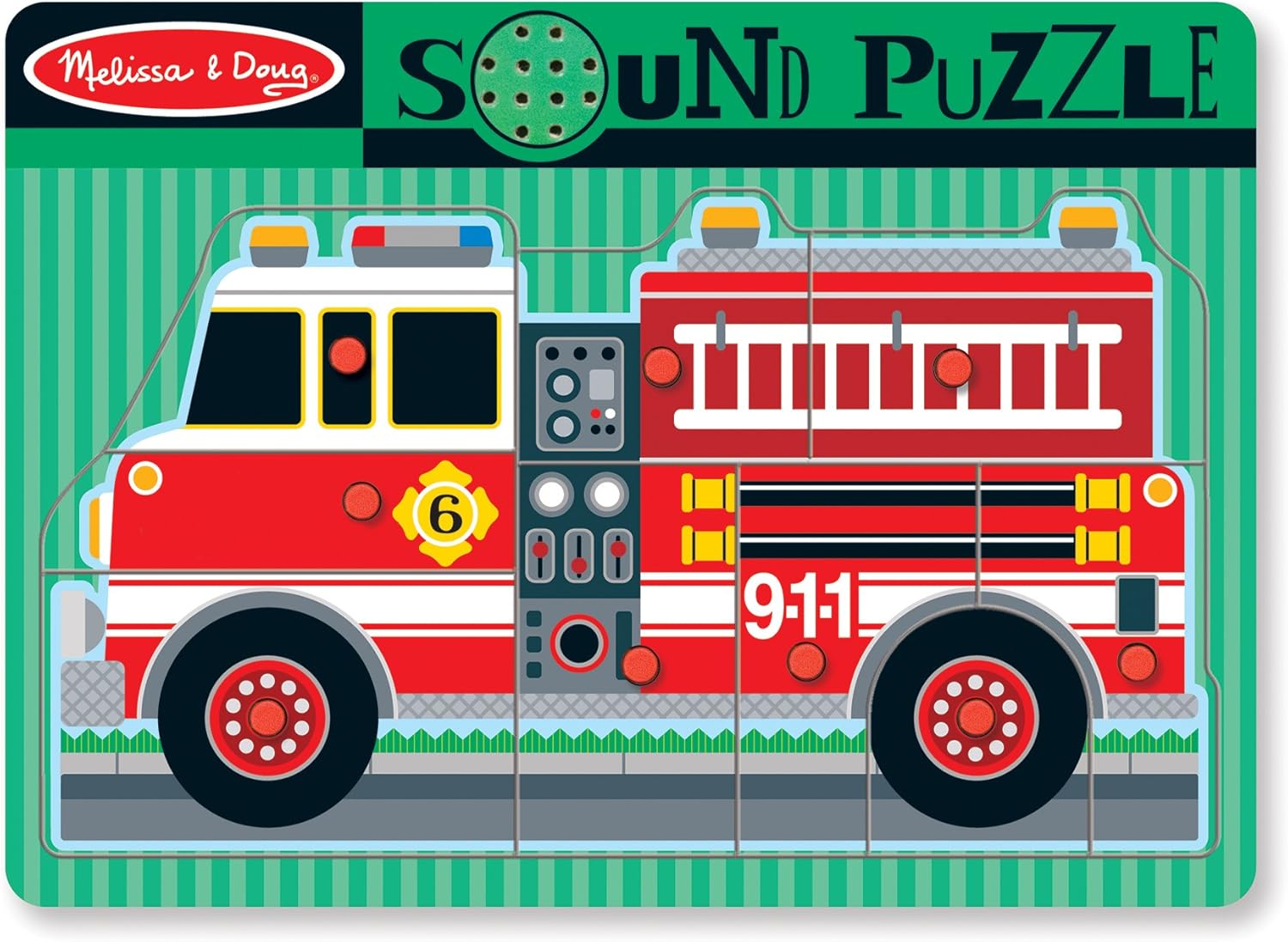 melissa and doug fire truck sound puzzle