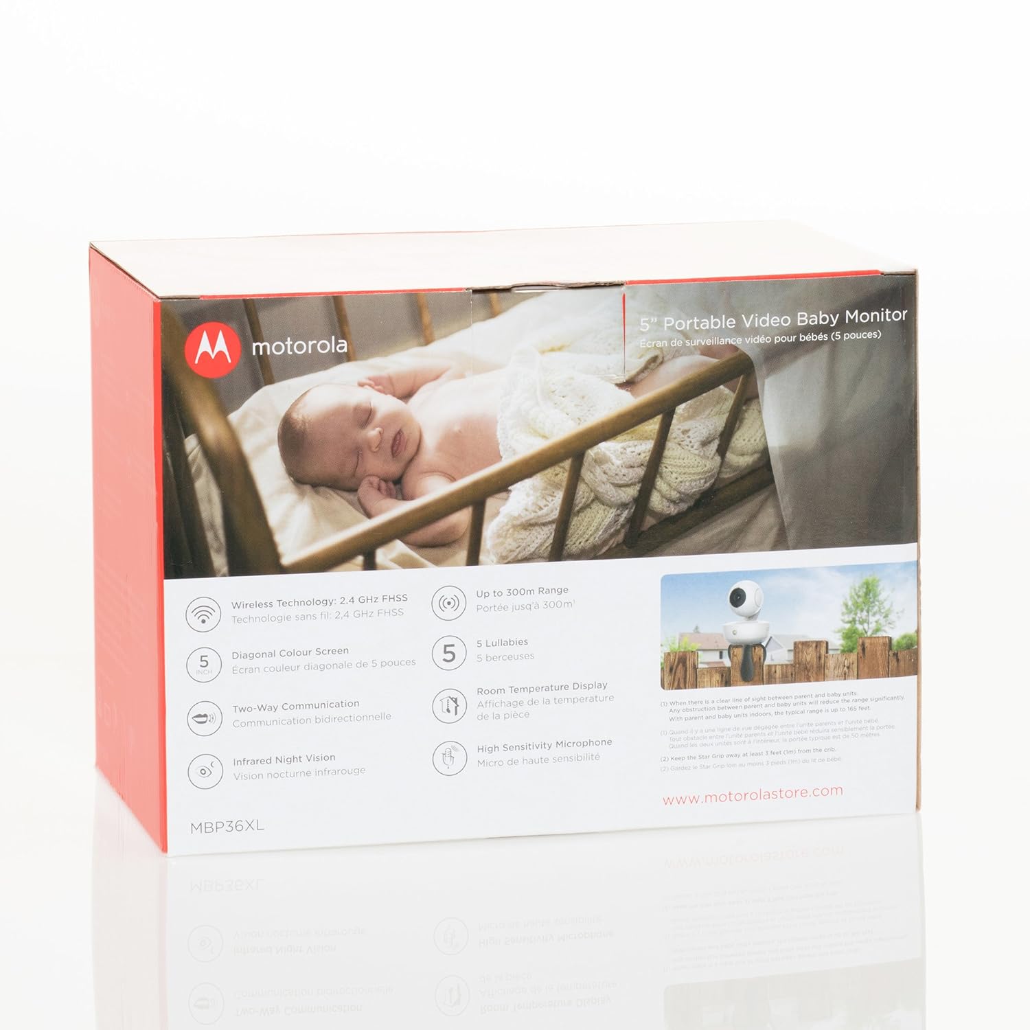 Motorola Mbp36xl Video Baby Monitor Pan Tilt Zoom 5 Color Screen With Portable Rechargeable Camera Baby Monitors Baby Urbytus Com