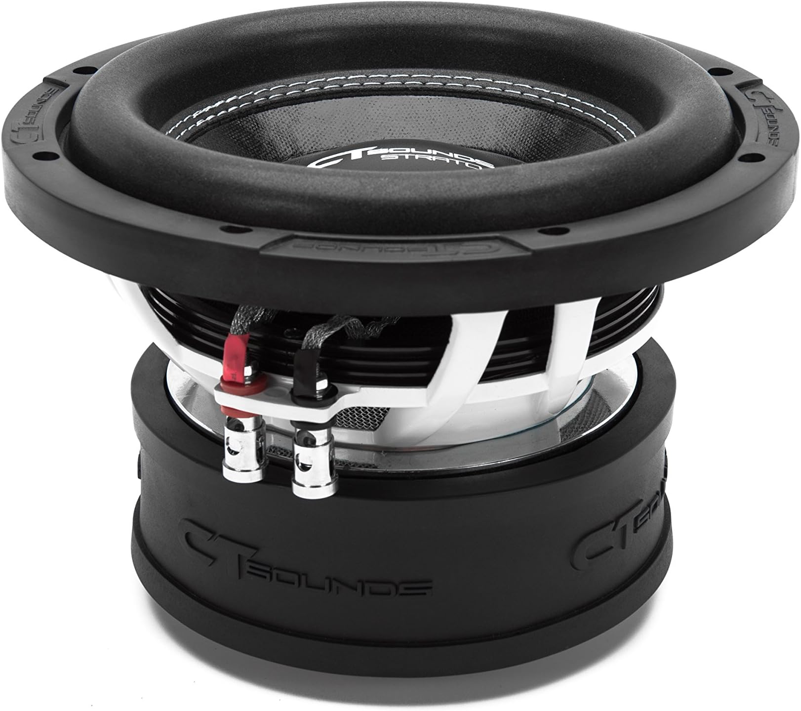 CT SOUNDS | Strato 8 Inch D2 | 8 Inch Car Subwoofer |450W RMS | 900W MAX Power | Dual 2ฮฉ (Ohm) | 2" Voice Coil | SQ and SPL | Competition Grade | Massive Sound | Powerful Bass | DEEP Low Notes