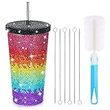 Studded Bling Diamond Tumbler Glitter Water Bottle