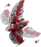LEGO Star Wars Ahsoka Tano's T-6 Jedi Shuttle 75362 with 4 Minifigures view 4