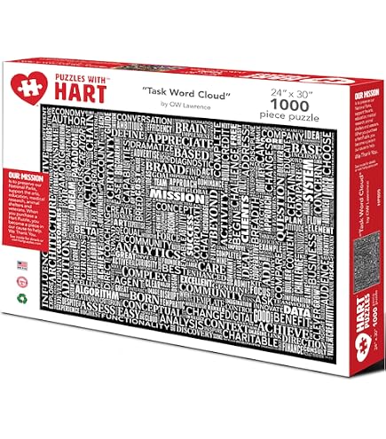 Hart Puzzles – Boomers‘ Lieblingsfilme – 1000 Teile – Filmplakat-Collage Von Steve Smith – 61x76 Cm