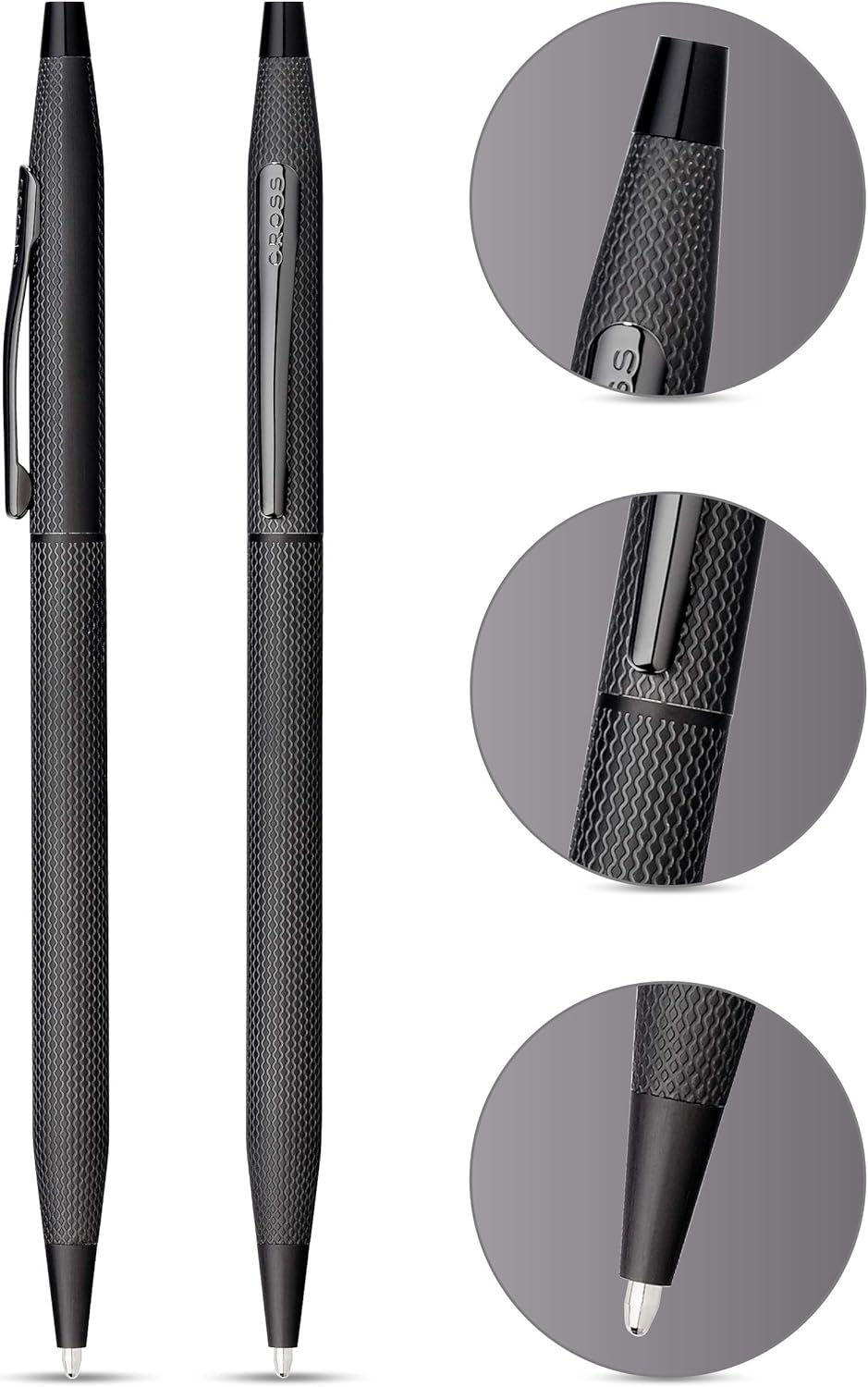 Cross Classic Century Brushed Black PVD Ballpoint Pen AT0082122 PenWorld