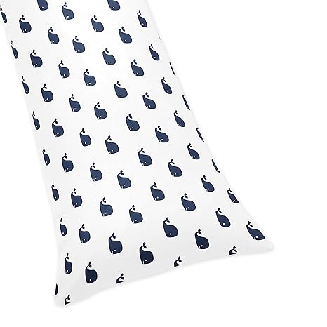 Amazon Com Sweet Jojo Designs Mini Whale Print Full Length Double