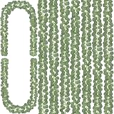 CQURE 8Pcs Eucalyptus Garland 8 Ft Each Total 64 Ft 768 Leaves view 1