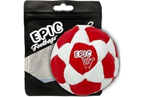 EPIC HACKY SAKS Epic Footbags Deluxe 32 Panel Suede Foot Bag for Adults & Kids