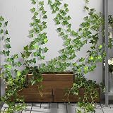 CQURE Ivy Garland 12 Pack Silk Ivy Vine Foliage 84ft Wedding Garden Decor view 8