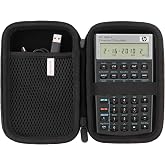 JINMEI Hard EVA Carrying Storage Case Compatible with HP 2716570 10bII+ Financial Calculator/HP 35s Scientific Calculator Protective Travel Storage Box