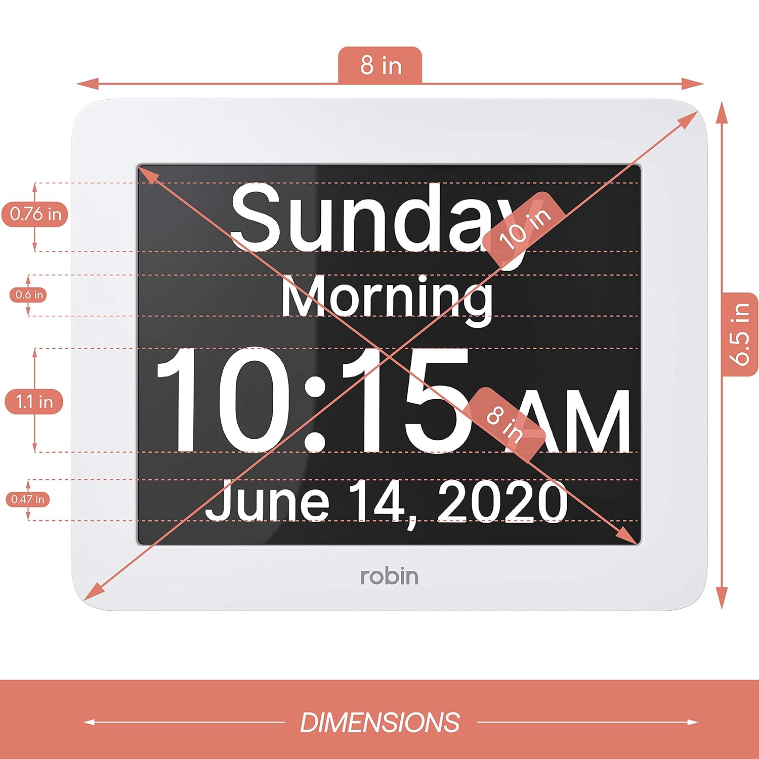 [2020 Version] Digital Day Clock 2.0 with Custom Alarms