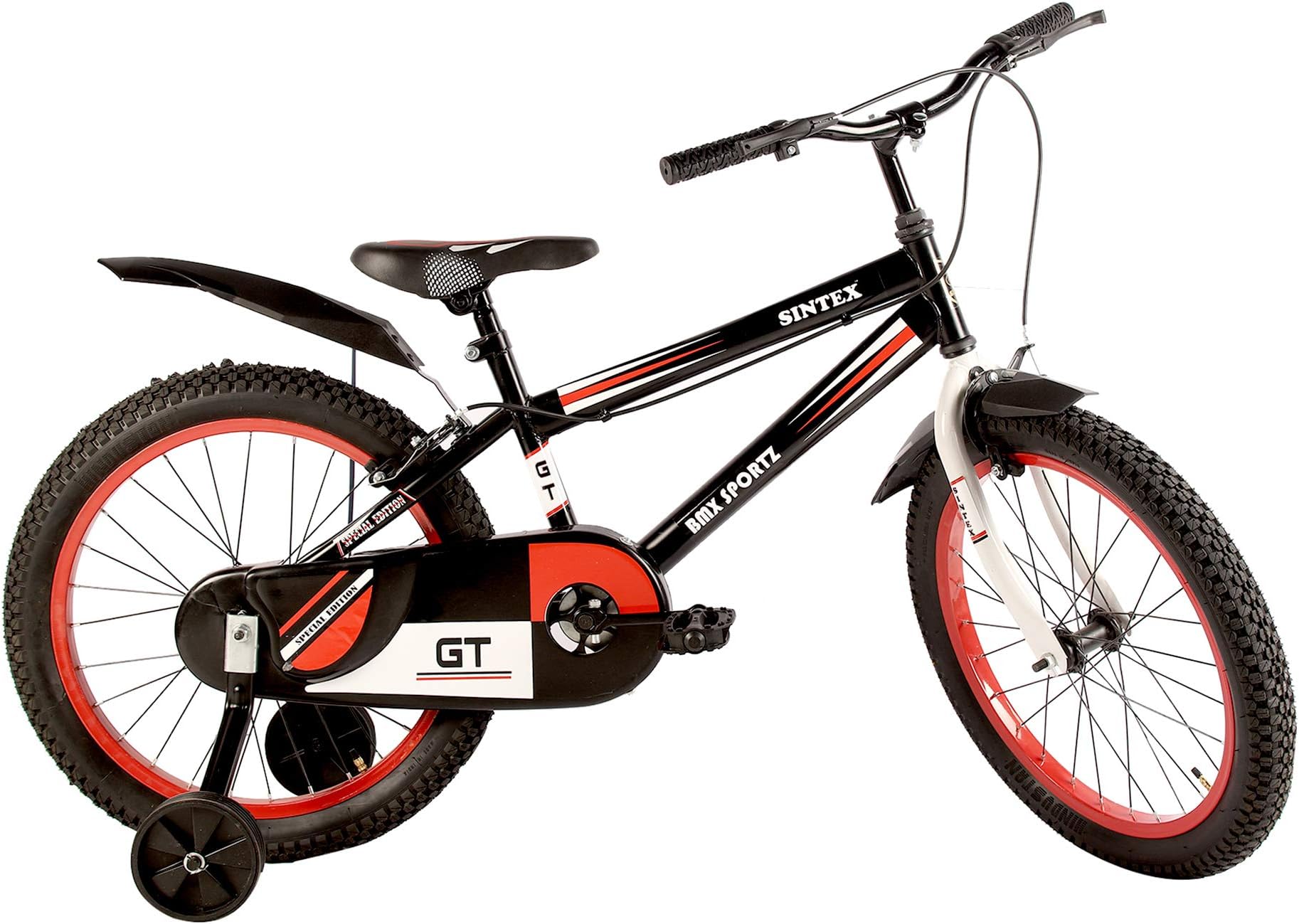 Sintex BMX Kids Fat tyre Cycle Sports for Boys 20 inch - Age Group 5-10 Years semi Assembled with tyre & Tube