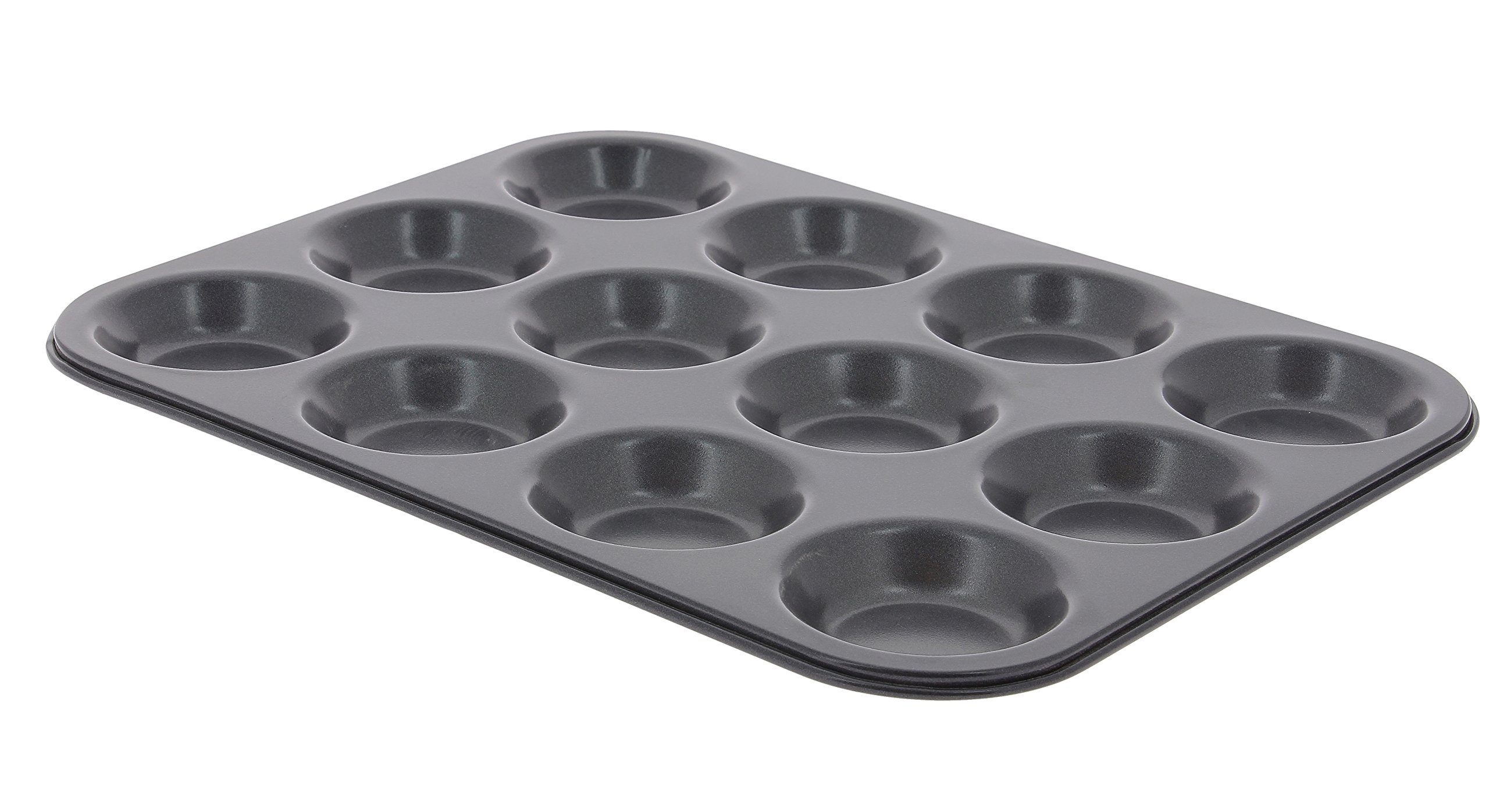 De Buyer Baking Tray with 12 Round Tartlets, Grey