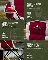 Voyager 2 Pack Outdoor Camping Chair Set 120kg Capacity Folding Chairs view 5