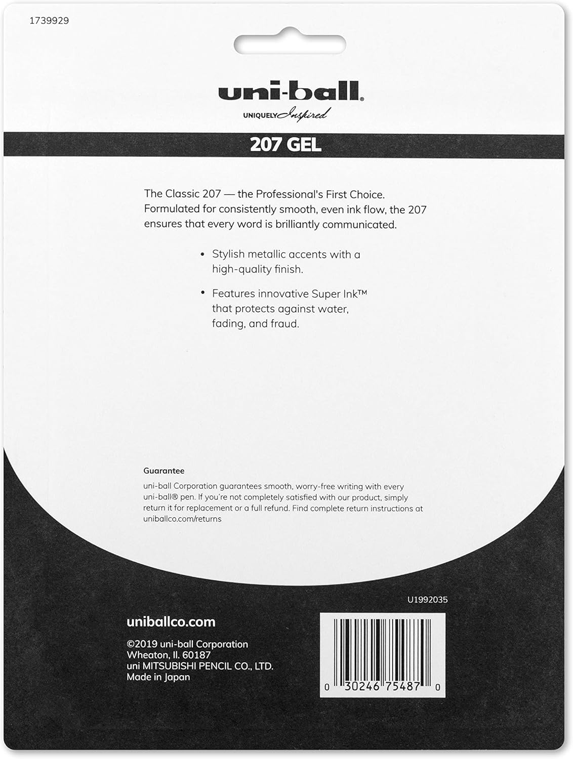 uni-ball 207 Colors Retractable Gel Pens, Medium Point (0.7mm), Assorted, 8 Count: Office Products