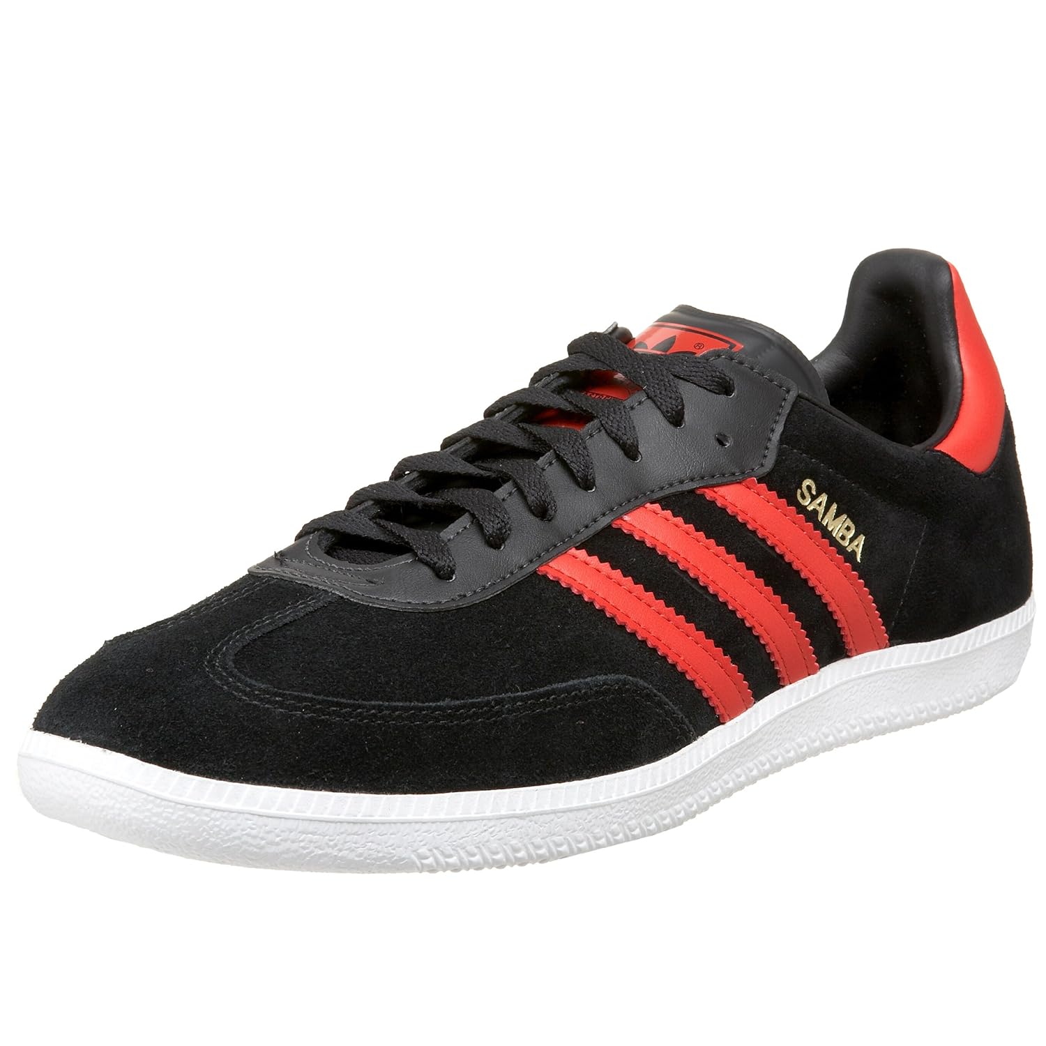 adidas samba black red