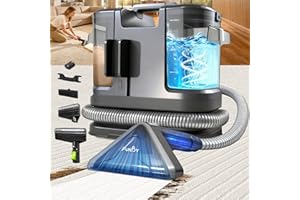 Portable Carpet Cleaner Machine,Carpet & Upholstery Cleaner Machine,15KPA Portable Small carpet Cleaner with Powerful Suction