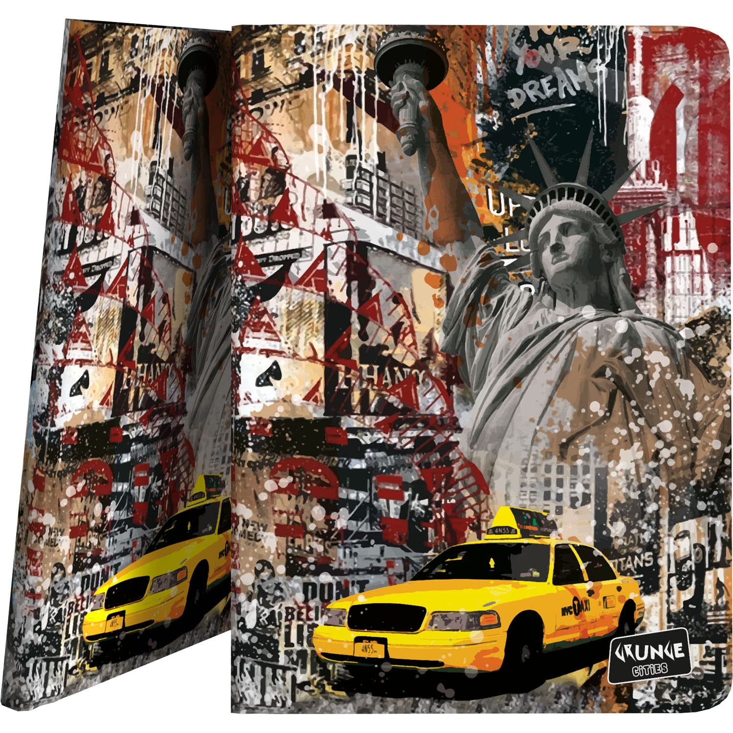 Grafoplás New York Cities Collection 30 Pocket Display Book A4 Polypropylene Cover 1332446