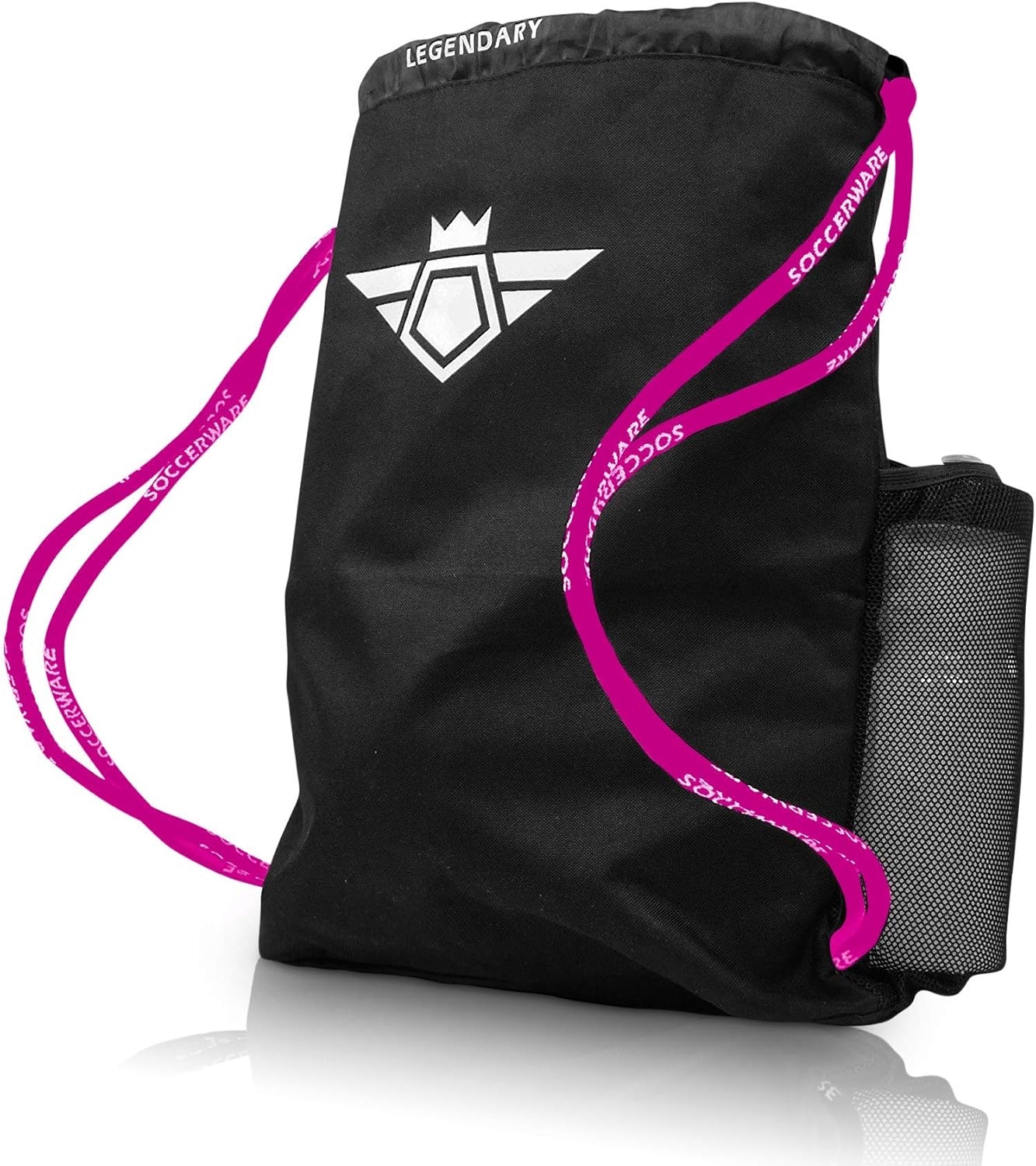 Soccer Bag Backpack - Organize Sports Gym Equipment - (Pink): Sports & Outdoors