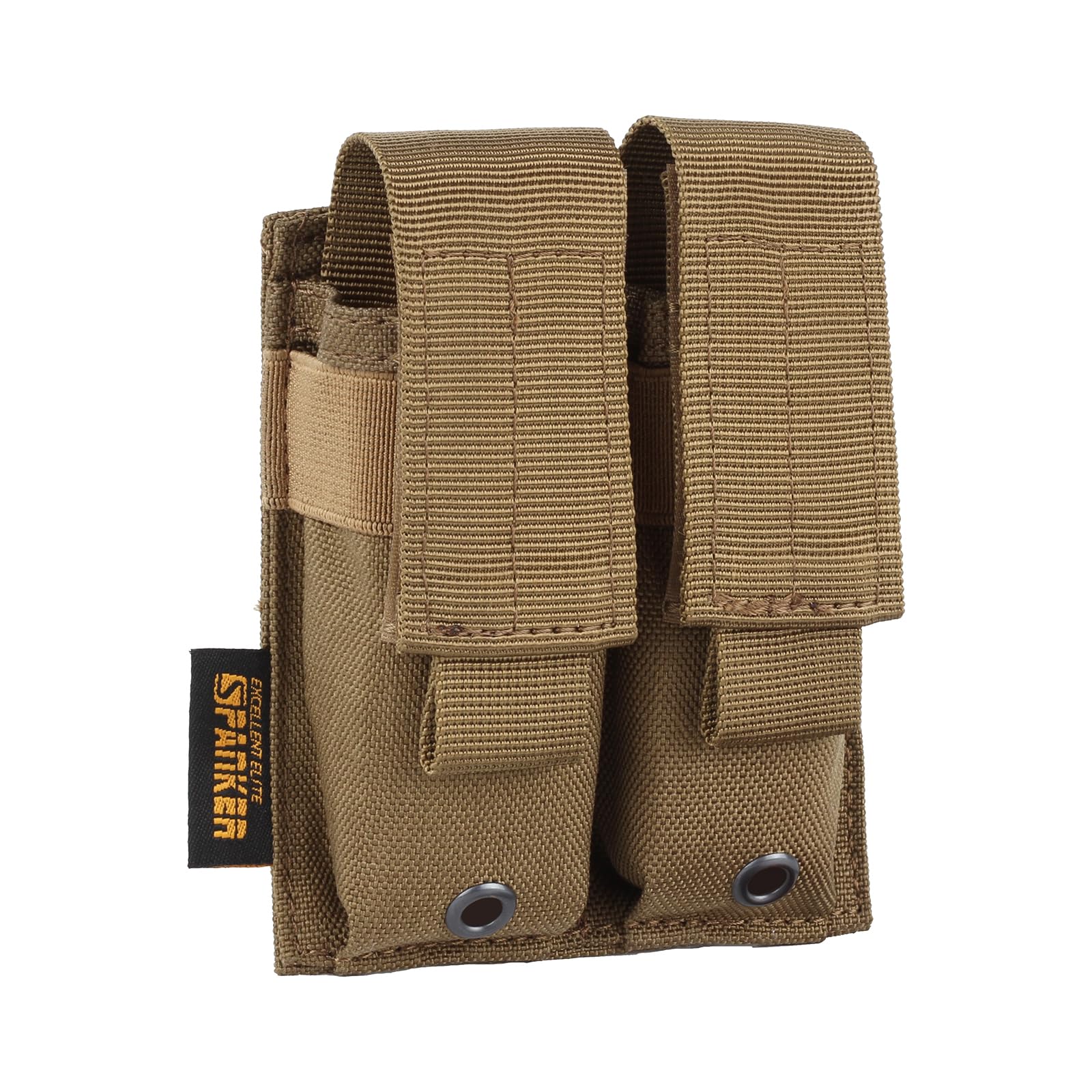 EXCELLENT ELITE SPANKER Single/Double Pistol Magazine Holder Tactical Mag Pouch 9mm Magazine Pouch(Double-COB)