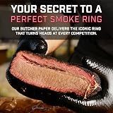 DIY CREW Peach Butcher Paper 24x200 ft USA Made Unwaxed BBQ Smoking Meat Wrap view 6