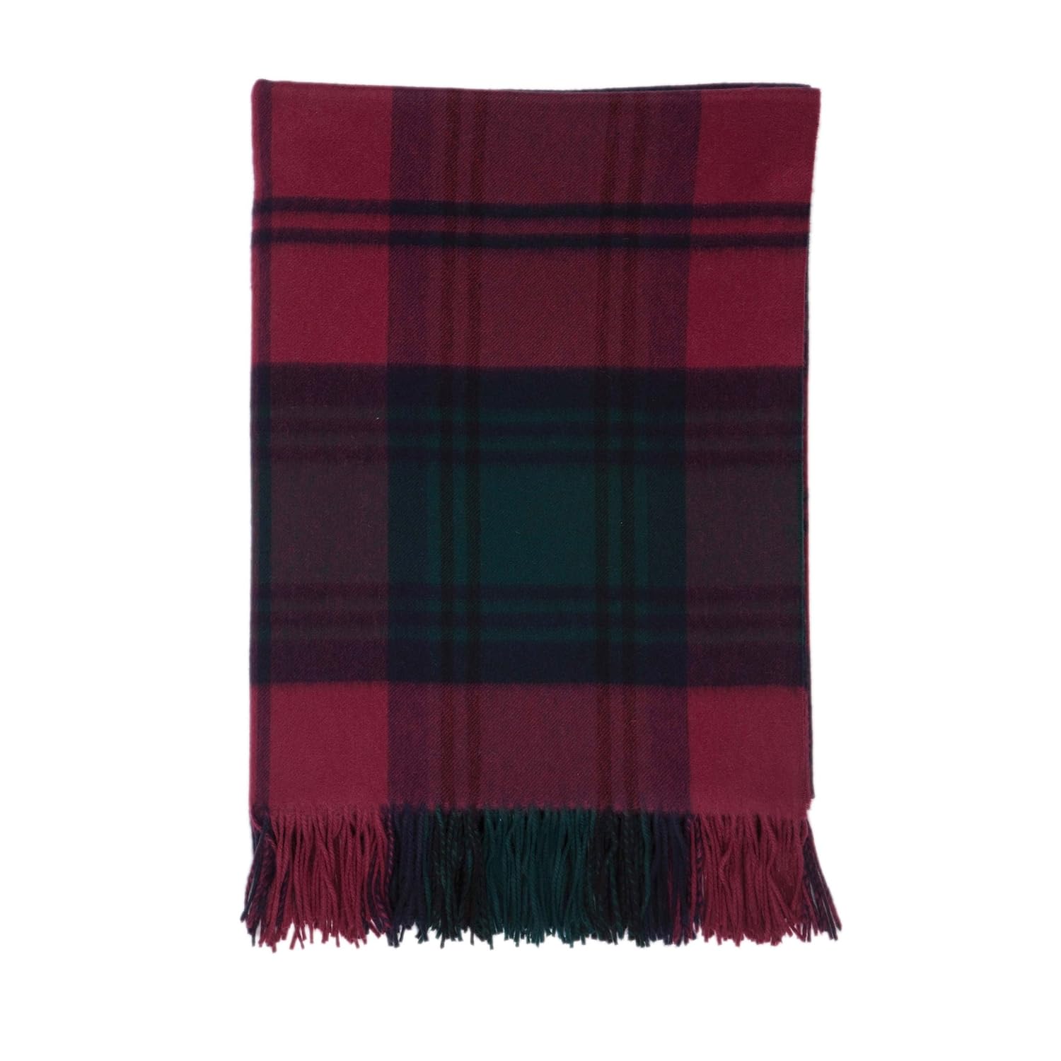 Johnstons of Elgin Lindsay Tartan Cashmere Travel Rug Amazon.co.uk Kitchen & Home