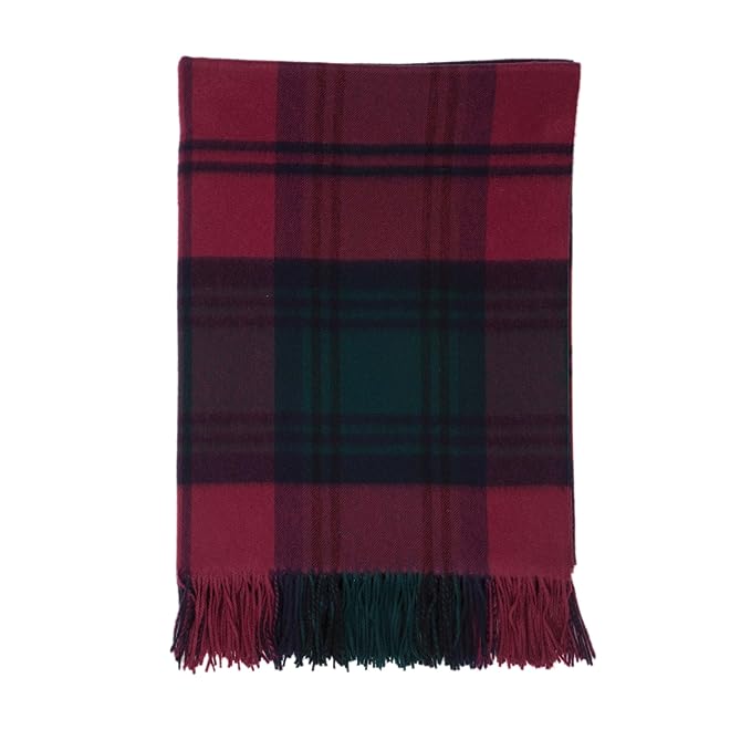 Johnstons of Elgin Lindsay Tartan Cashmere Travel Rug Amazon.co.uk