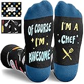 HAPPYPOP Funny Gifts for Men Women - Chef Accountant Cop Teacher Police Officer Socks