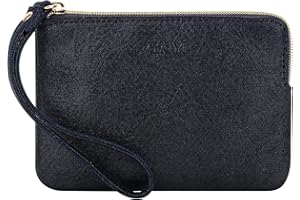 GAYI URBAN Genuine Leather 4.5 x 6.5 Wristlet Purse for Women, Evening Wristlet Pouch Clutch Bag