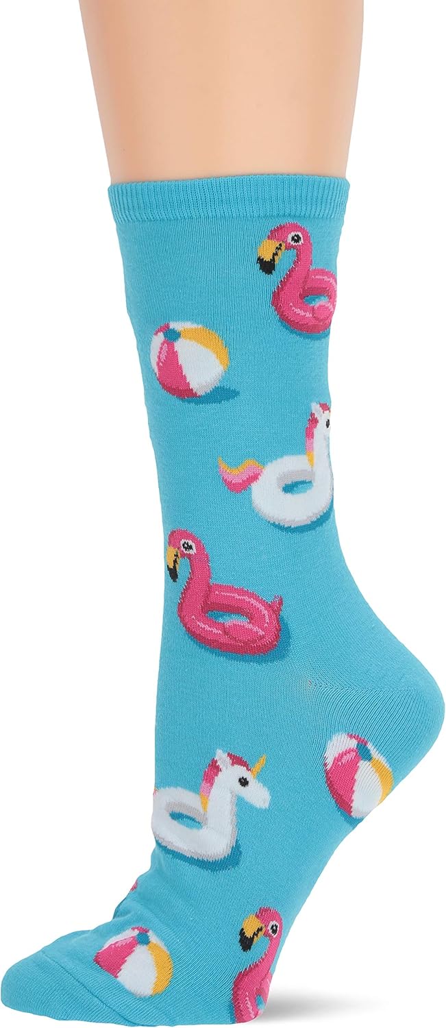 Hot Sox Women's The Outdoors Novelty Crew at  Women’s Clothing store