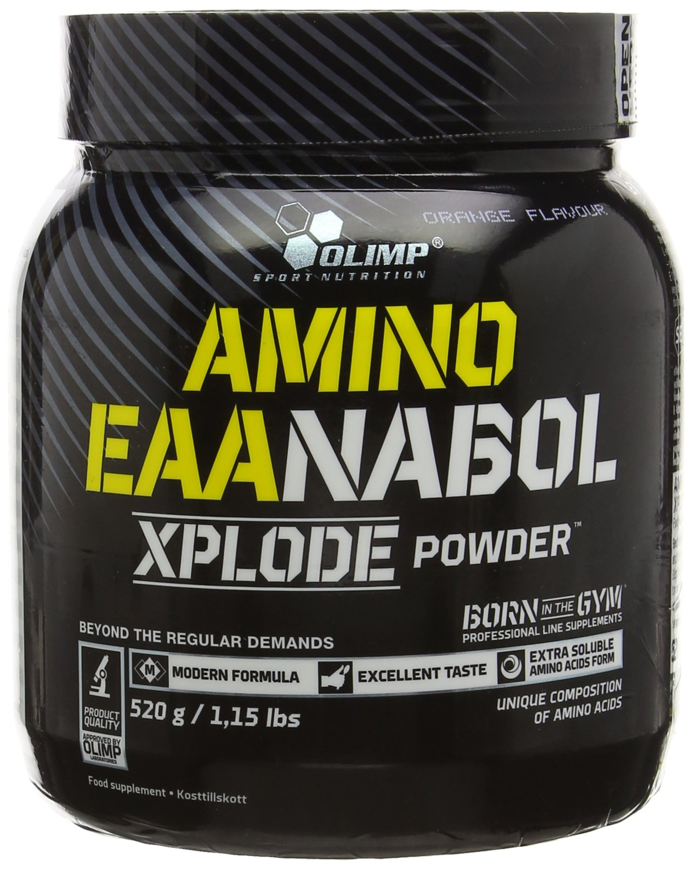 Olimp Labs Amino EAAnabol Xplode Powder, Orange Flavour, 520 g