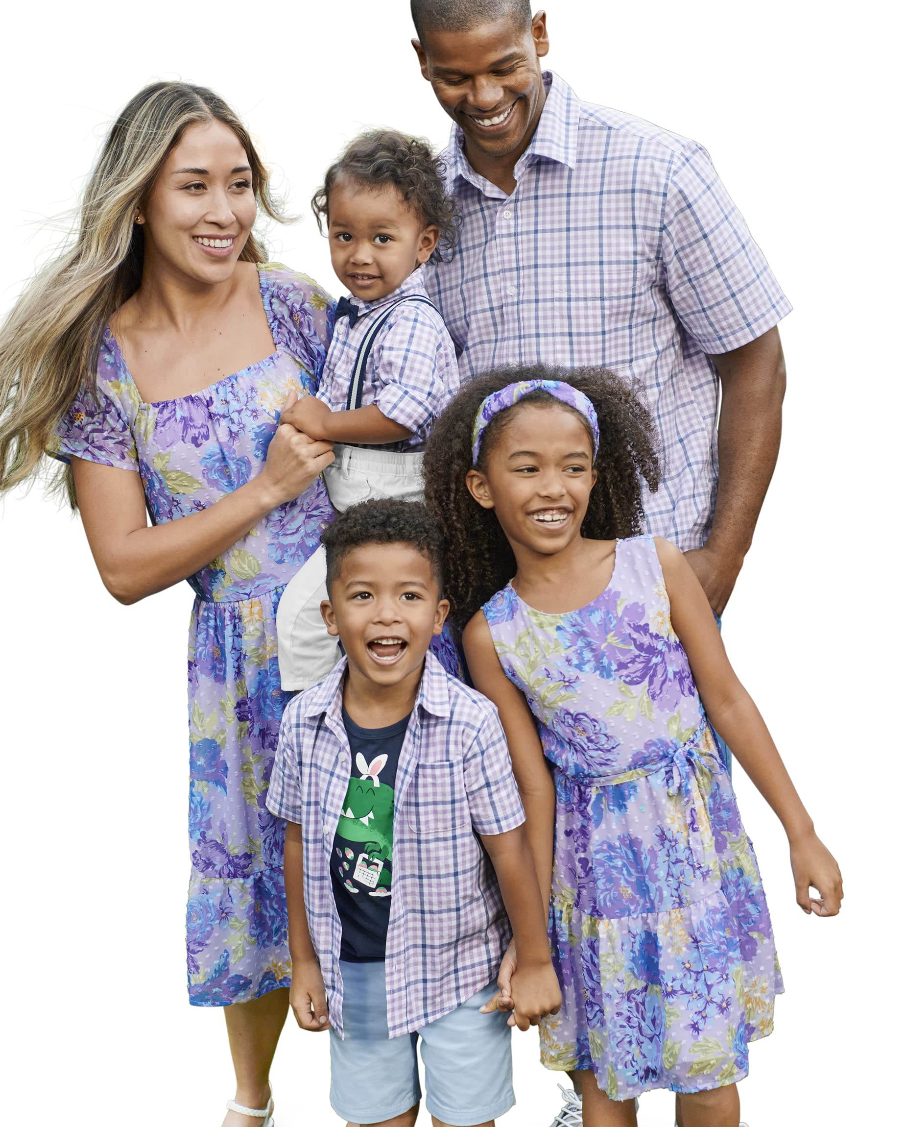 Photo 1 of The Children's Place,Family Matching Dresses, Mommy and Me,Girls,Purple Floral,18-24 Months