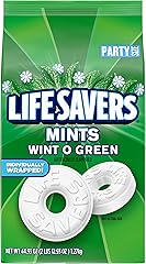 LIFE SAVERS Wint-O-Green Breath Mint Bulk Hard Candy, Party Size, 44.93 oz Bag (Pack of 2)