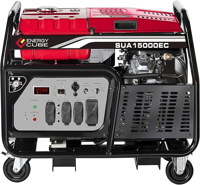 AiPower SUA15000ECV 15000Watt Portable Generator Gas Powered Electric Start