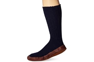 Acorn Mens and Womens Original Slipper Socks - Cloud Cushion, Ragg Wool, Moisture-Wicking, Suede Sole