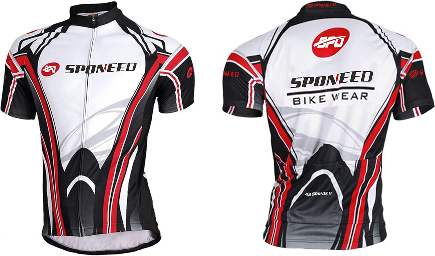 sponeed Men's Shorts Bib and Jersey Cycling Kits Set Road Bike Outdoor Riding Sportswear: Clothing