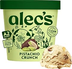 Alec's Pistachio Crunch Ice Cream - A2 Dairy, 14 fl oz