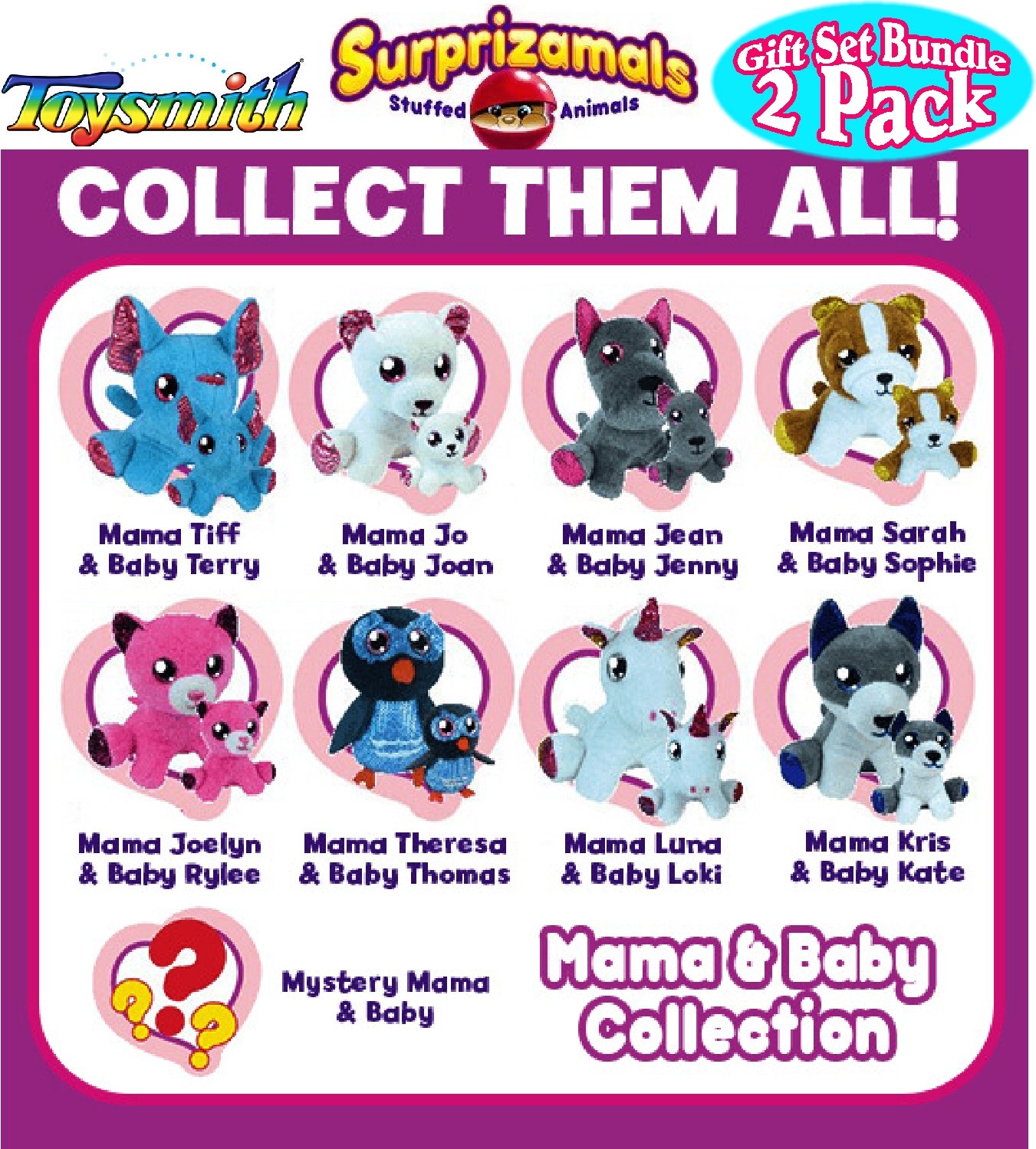 Surprizamals Mama Baby Stuffed Animals Surprise Mystery Plush In A Ball Gift Set Party Bundle With Exclusive Mattys Toy Stop Storage Bag 2 Pack Assorted Toysmith Toys Games Stuffed Animals Surprizamals Mama Baby Stuffed Animals Surprise Mystery Plush In A Ball Gift Set Party Bundle With Exclusive Mattys Toy Stop Storage Bag 2 Pack Assorted Toysmith Toys Games Stuffed Animals