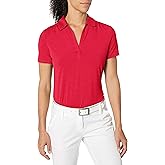 Callaway Women’s Opti-Dri Tonal Short Sleeve Polo Shirt, with Stretch Fabric and Sun Protection, Extended Sizing