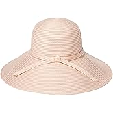 San Diego Hat Company Women’s Braided Sun Hat With Self-Tie Band, 5-Inch Brim