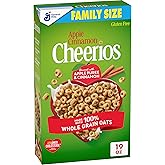 Cheerios Apple Cinnamon Cereal, Gluten Free, Whole Grain Oats, 19 oz | Apple Puree &amp; Cinnamon Flavor, 21g Whole Grain, May Help Lower Cholesterol, Good Source of 12 Vitamins