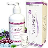 GingiMed .63% Stannous Fluoride Mouthwash with Xylitol | Alcohol-Free Fluoride Mouth Rinse | Periodontal Disease Treatment (Caribbean Ice - 10 Ounce)