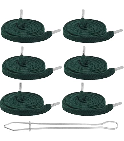20-Pack Replacement Drawstrings – 53 Inches Long, Light Green, For Pants, Hoodies, Scrubs & Bags