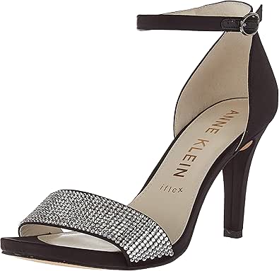 Amazon.com | Anne Klein Women's Odree Ankle Strap Evening Sandal Heeled | Heeled Sandals