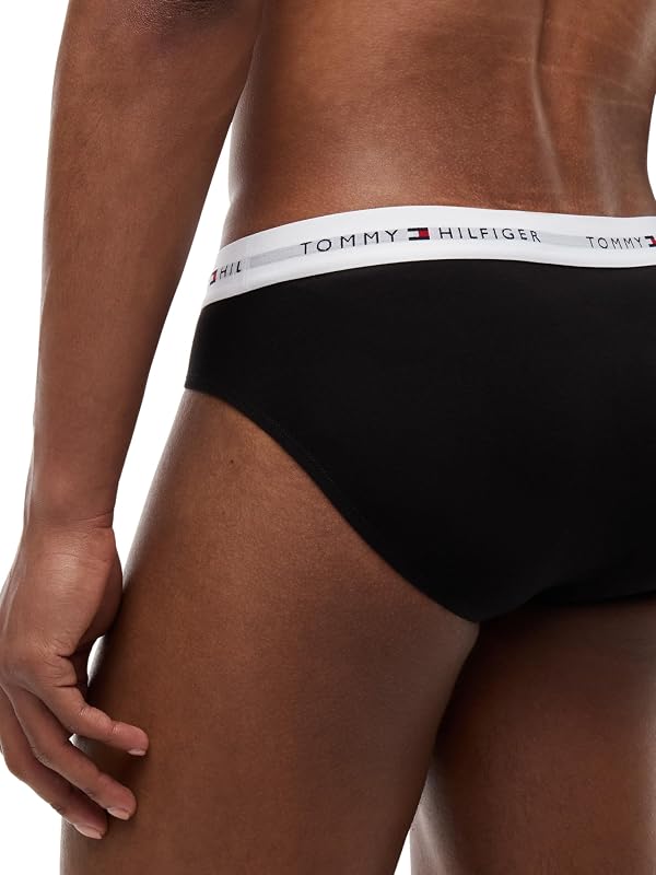 Briefs sous-Vêtements Homme Lot de 5 Coton avec Stretch, Multicolore (Black/Black/Black/Black/Black), S — photo 5 sur 6