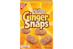 Nabisco Ginger Snaps Cookies, 16 Ounce (Pack of 6)