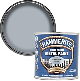 Hammerite Direct to Rust Metal Paint Smooth Silver 250ml – Rust Protection