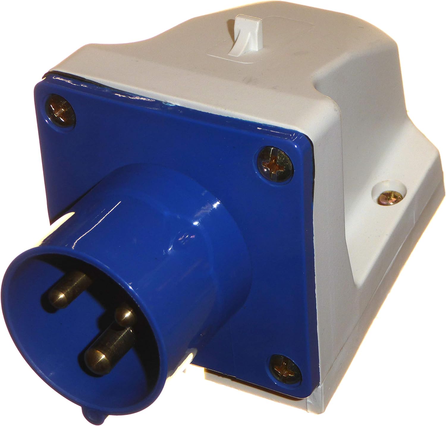 16A Appliance Socket and Coupler 3 Pin 230v Single Phase 16 Amp IP44