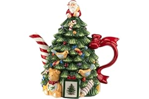 Spode 250th Anniversary Christmas Tree Figural Teapot