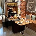 PAUKIN Dining Table Sets, Wine Coolers, and Foldable Dining Table Sets with Storage Drawers, Wine Racks, and Storage cabinets Provide a Different Kind of Dining Space and Convenience.