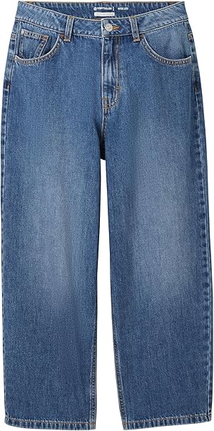 TOM TAILOR Jungen 1041052 Old Kinder Baggy Fit Jeans, 10110 - Blue Denim, 170 EU